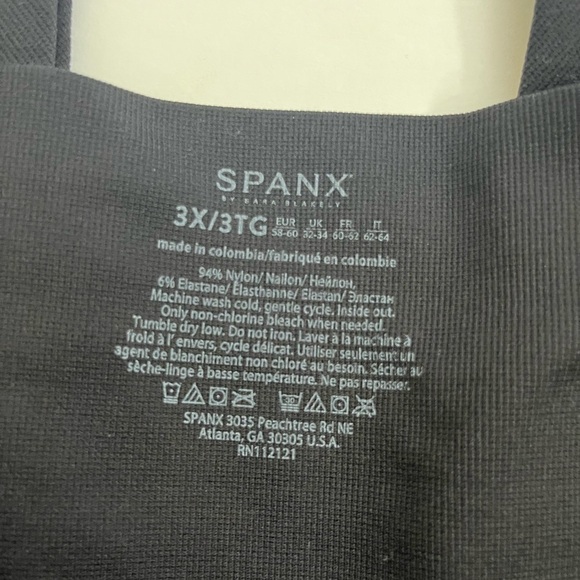 Spanx Look At Me Now Leggings Size 3x New with Tags Black - Picture 3 of 9